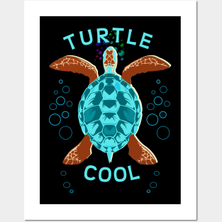 Turtle Cool Posters and Art